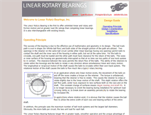 Tablet Screenshot of linearrotarybearings.com